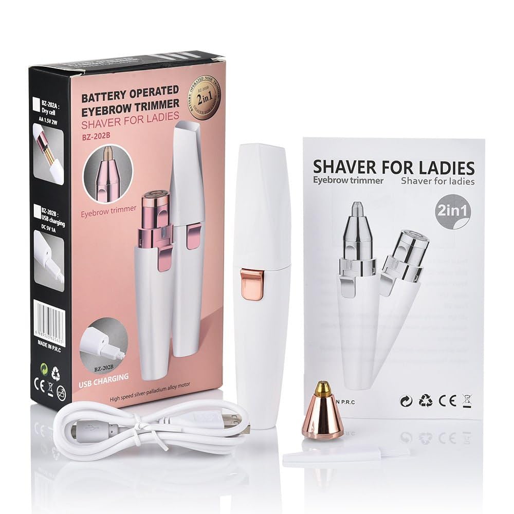 2 In 1 Battery Operated Eyebrow Trimmer